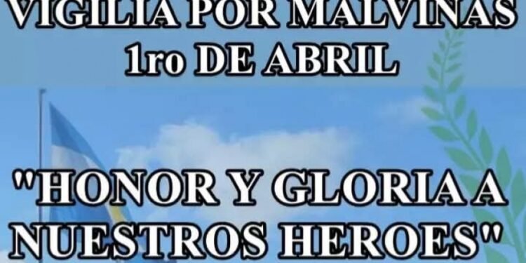 Este martes se realizará la 17ª Vigilia por Malvinas en San Clemente del Tuyú