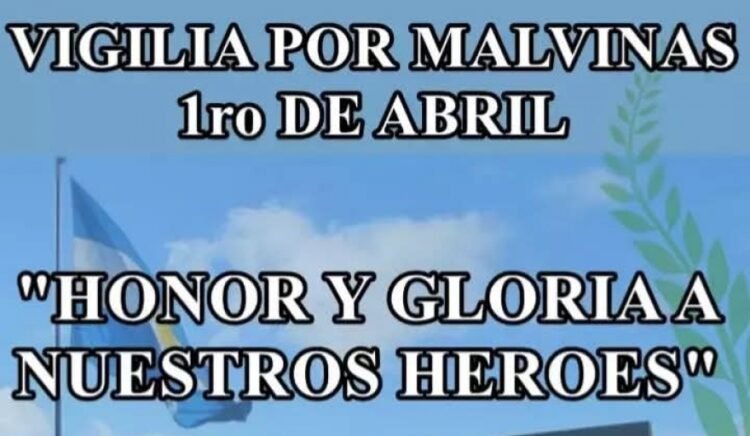 Este martes se realizará la 17ª Vigilia por Malvinas en San Clemente del Tuyú