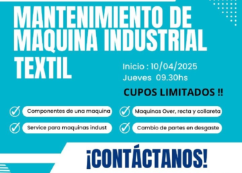 El CFL Nº 401 abrió la inscripción a los cursos de manipulación de alimentos y mantenimiento de máquina industrial textil