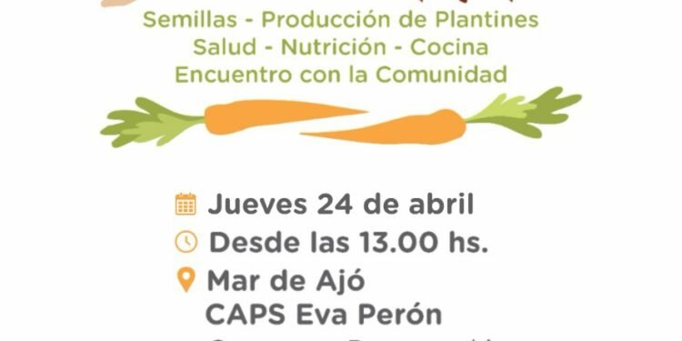 La Costa invita a una Charla Abierta sobre Huerta Comunitaria en Mar de Ajó