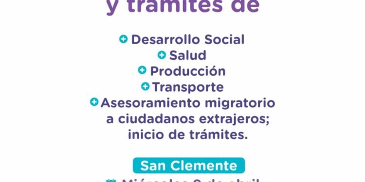 “La Muni Más Cerca” acerca sus servicios a vecinas y vecinos de Santa Teresita y San Clemente del Tuyú