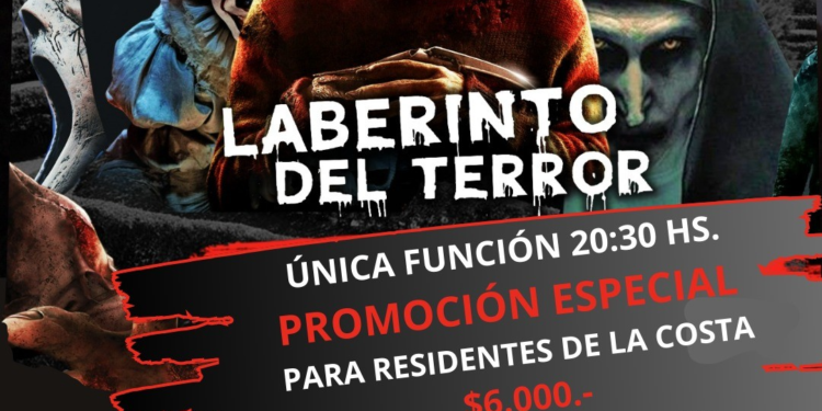Jueves 1º de mayo: Función especial del Laberinto del Terror en Las Toninas