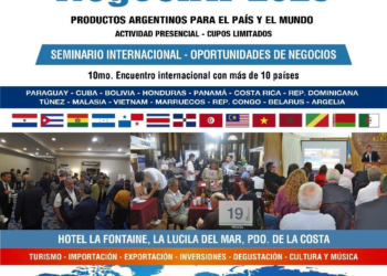 La Costa será sede de una nueva edición de NegociAr, el encuentro nacional de pymes y comercio exterior