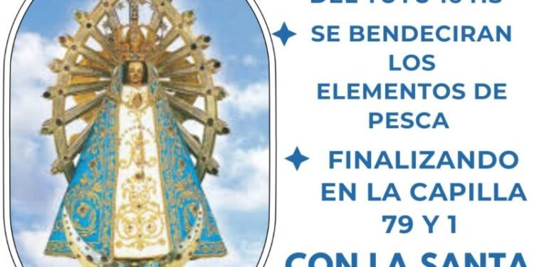 Este jueves se celebra las Fiesta Patronal de Nuestra Señora de Luján en Mar del Tuyú