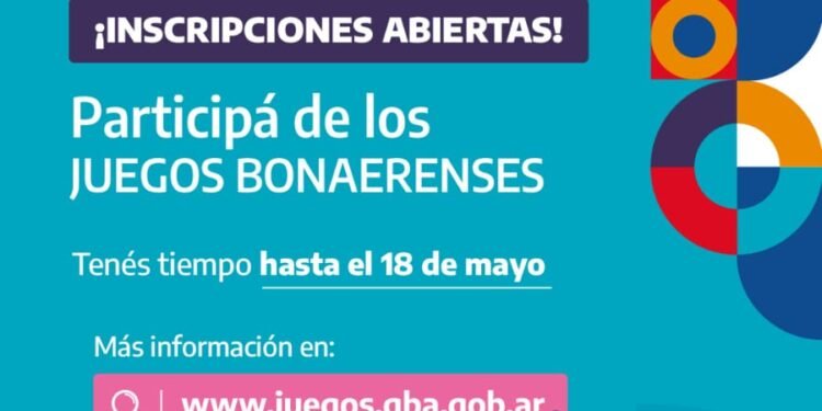 Continúa abierta la inscripción a los Juegos Bonaerenses 2025