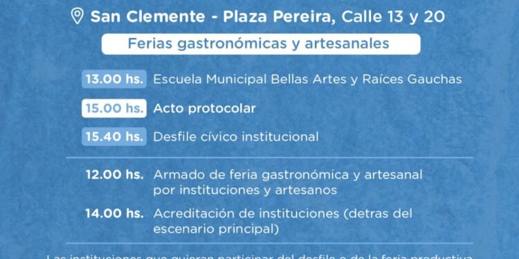 “Palpitando el 25 al ritmo de la Patria”, una velada artística para disfrutar en Mar de Ajó