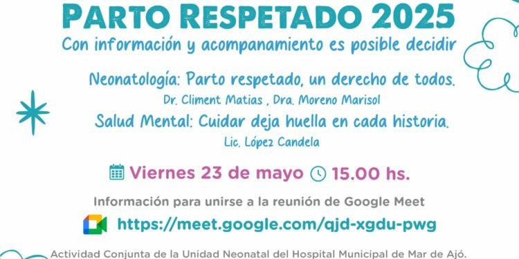 Semana Mundial del Parto Respetado: “Con información y acompañamiento es posible decidir”