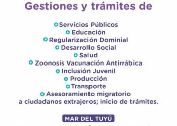 La Muni Más Cerca: Gestiones y trámites municipales en Mar del Tuyú