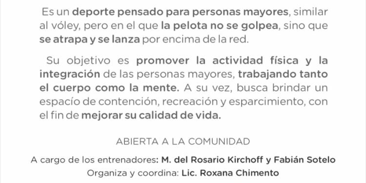 Charla abierta sobre newcom: actividad física e integración para personas mayores