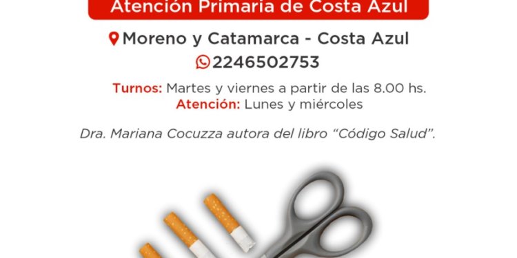 La Municipalidad de La Costa ofrece un programa integral gratuito para dejar de fumar