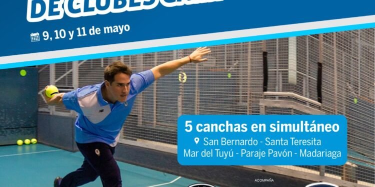 El Partido de La Costa será sede del Torneo Provincial de Clubes Campeones