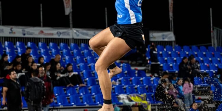 Beach handball: La costera Giuliana Gamba se consagró campeona en Chile