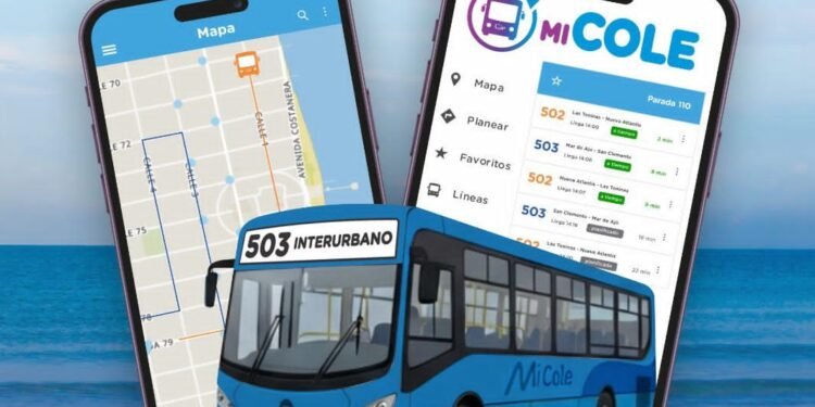 La Municipalidad de La Costa lanza una aplicación para ver el recorrido de los colectivos en tiempo real
