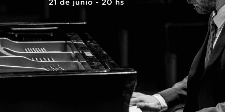 El pianista Gabriel Clenar ofrecerá un concierto con entrada gratuita en Mar de Ajó