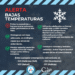Recomendaciones ante el alerta por bajas temperaturas en el Partido de La Costa
