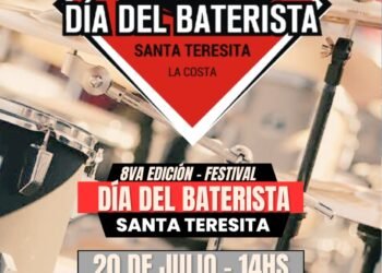 20 de Julio: 8vo Festival Día del Baterista en Santa Teresita