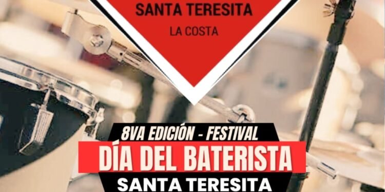20 de Julio: 8vo Festival Día del Baterista en Santa Teresita