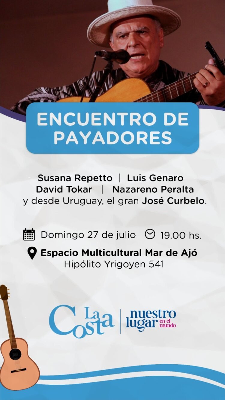 Encuentro de Payadores en La Costa por el Día Nacional del Payador