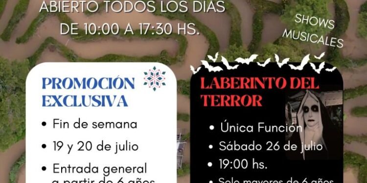 Vacaciones de invierno en el Laberinto de Las Toninas