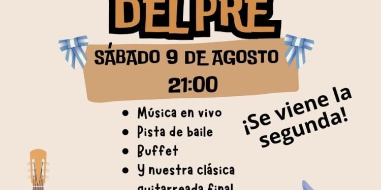 La cultura y el folklore se hará presente en la segunda Peña Precosquín Santa Teresita