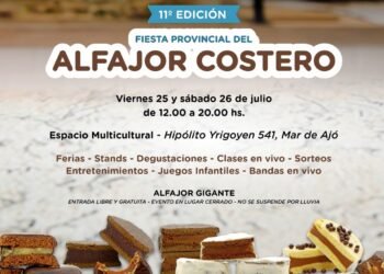 Cronograma de actividades para disfrutar en la 11° Fiesta Provincial del Alfajor Costero
