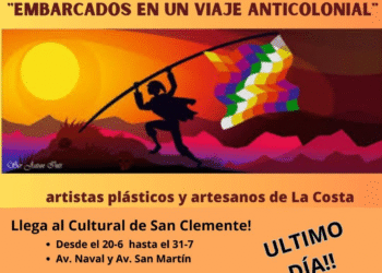 La exposición «Embarcados en un viaje anticolonial» tendrá su cierre con una charla y música en vivo