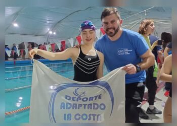 Clara Lagos Campeona Nacional de Natación Paralímpica con 4 medallas doradas