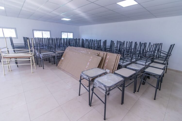 Ultiman detalles para la inauguración de nuevos espacios en la Escuela de Bellas Artes de Mar de Ajó