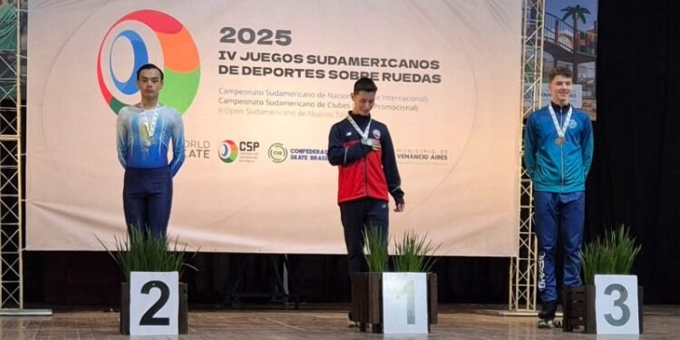 Medalla de Plata para Sebastián Corral en el Campeonato Sudamericano de patinaje artístico