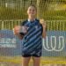 La atleta costera Giuliana Gamba, campeona en los World Games 2025 junto al seleccionado argentino de Beach Handball