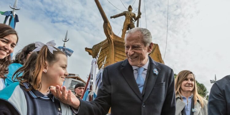 El Partido de La Costa conmemoró el paso a la inmortalidad del General José de San Martín en Mar de Ajó