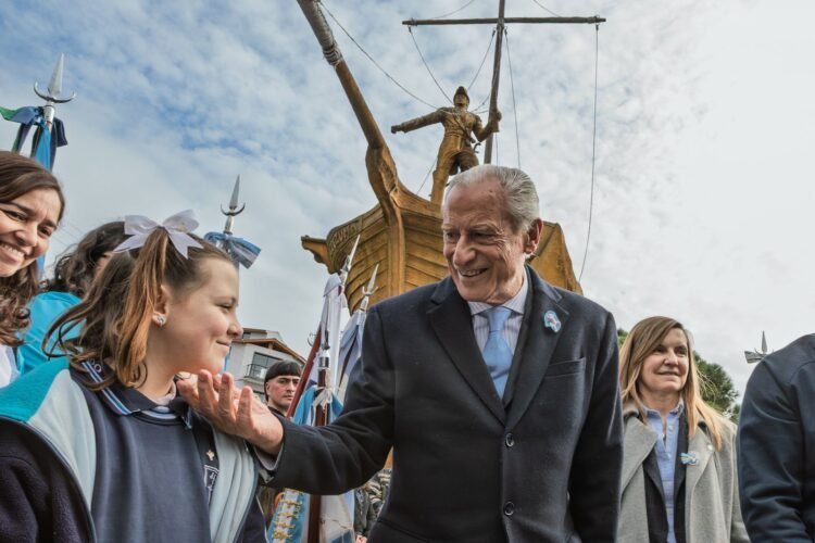 El Partido de La Costa conmemoró el paso a la inmortalidad del General José de San Martín en Mar de Ajó