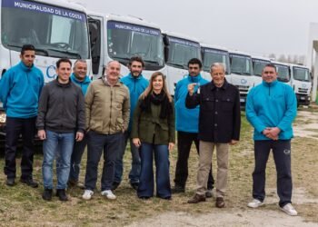 Se sumaron 10 camiones más para fortalecer los servicios públicos en La Costa