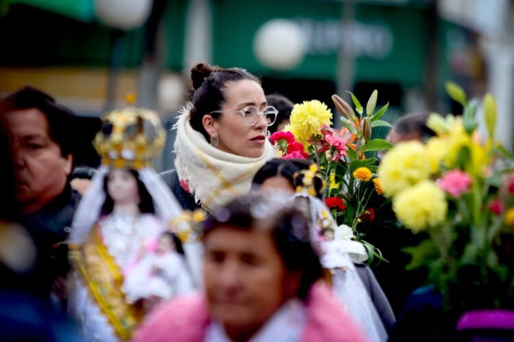 Celebración en honor a la Virgen de Urkupiña en Mar de Ajó Norte