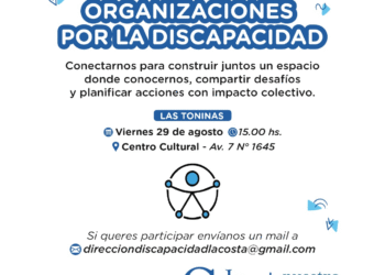 Convocatoria al 1º Encuentro de Organizaciones por la Discapacidad en La Costa