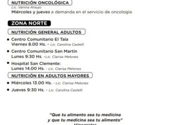 Día de las y los Nutricionistas: profesionales al servicio de la comunidad de La Costa