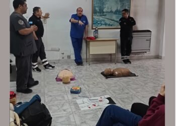 Capacitación en Reanimación Cardiopulmonar en el Hospital de Mar de Ajó