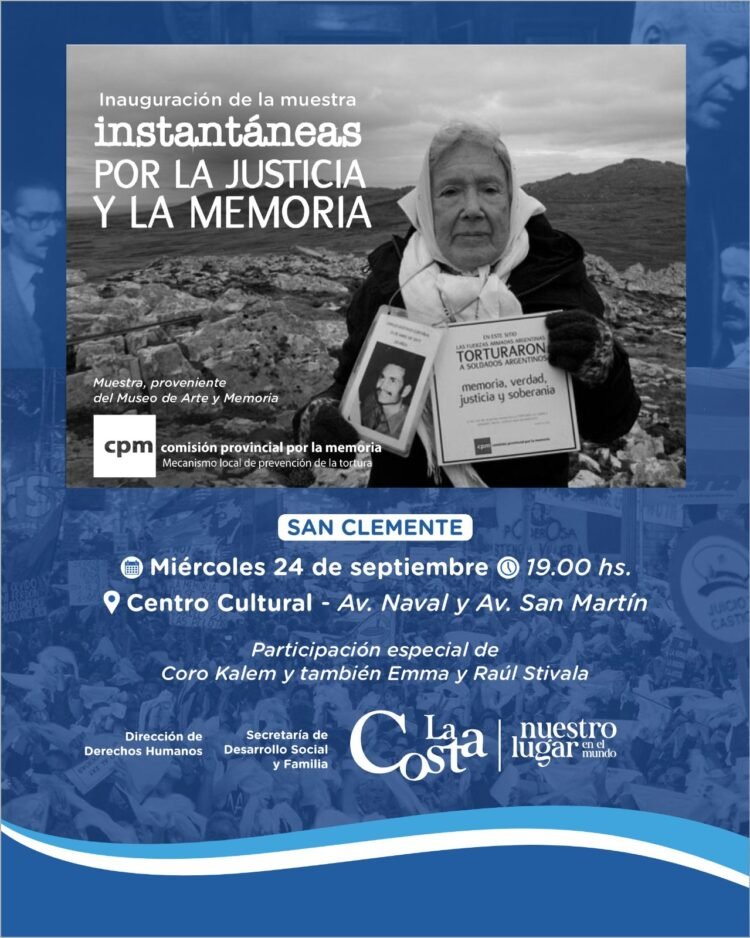 Septiembre con Memoria en el Partido de La Costa
