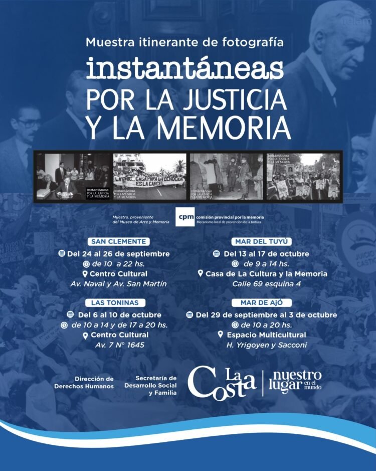 Septiembre con Memoria en el Partido de La Costa