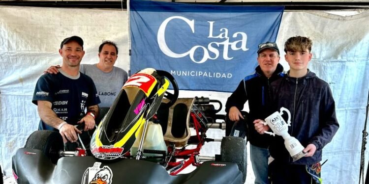 Patricio Rocca brilló en el AZK de Mar del Plata y se subió al podio