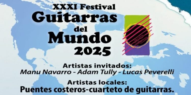 El XXXI Festival de Guitarras del Mundo llega a San Bernardo