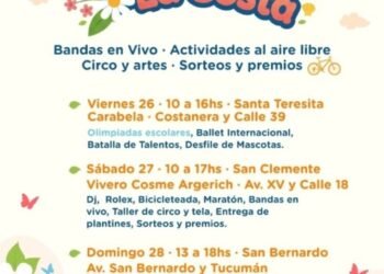 Tres días para disfrutar y celebrar la primavera en La Costa: shows, ferias, música y propuestas al aire libre