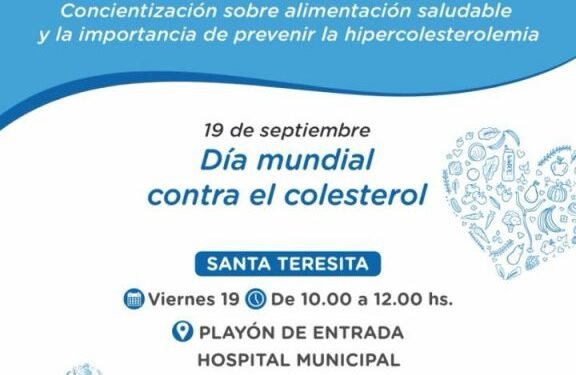 Día Mundial contra el Colesterol con un Espacio Saludable en Santa Teresita