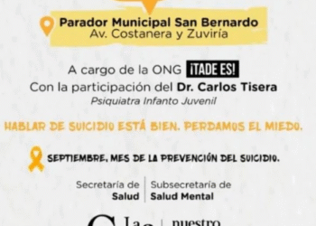 Charla abierta en San Bernardo por el Mes de la Prevención del Suicidio