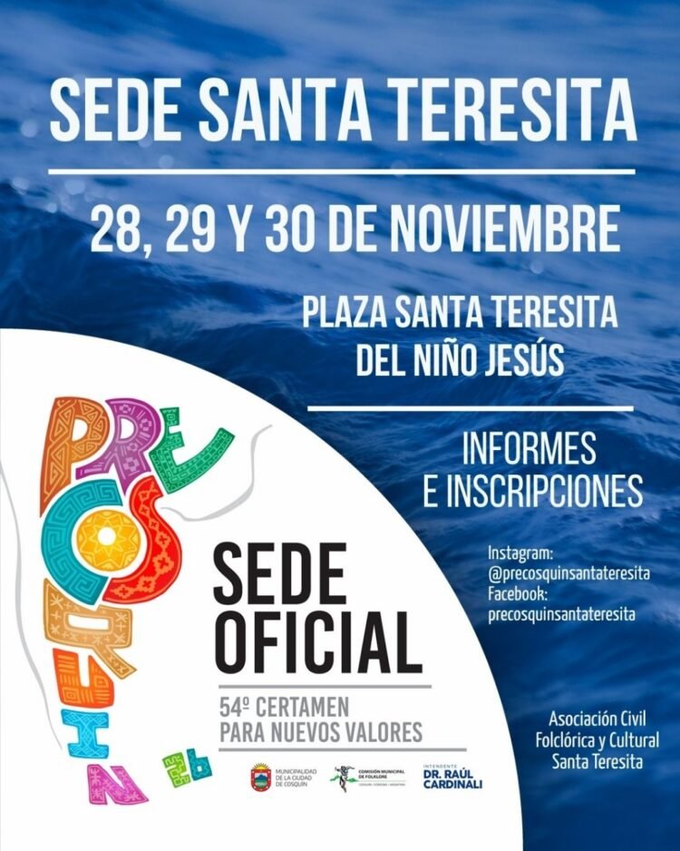 Llega la 25ª edición del Pre Cosquín en Santa Teresita, sede oficial del certamen nacional