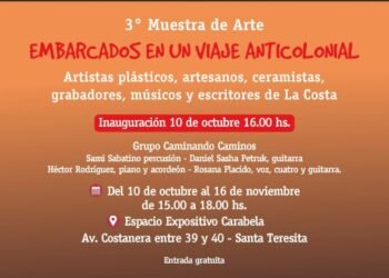 Apertura de la 3ª Muestra “Embarcados en un Viaje Anticolonial” en la Carabela de Santa Teresita