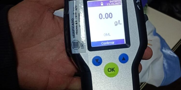 Se refuerzan los controles de alcoholemia en el marco del programa “Cuidar la Vida”