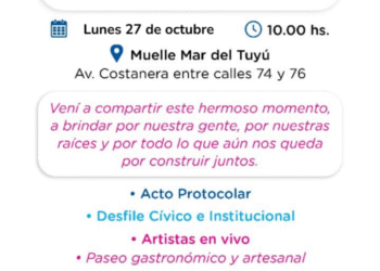 Mar del Tuyú celebra 80 años de historia, identidad y comunidad