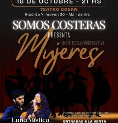 La Compañía de Danzas Argentinas “Somos Costeras” celebra su segundo aniversario con un espectáculo en el Teatro Ocean de Mar de Ajó