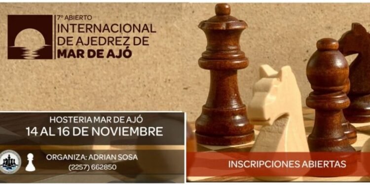 El ajedrez internacional vuelve a Mar de Ajó con la séptima edición del Abierto 2025